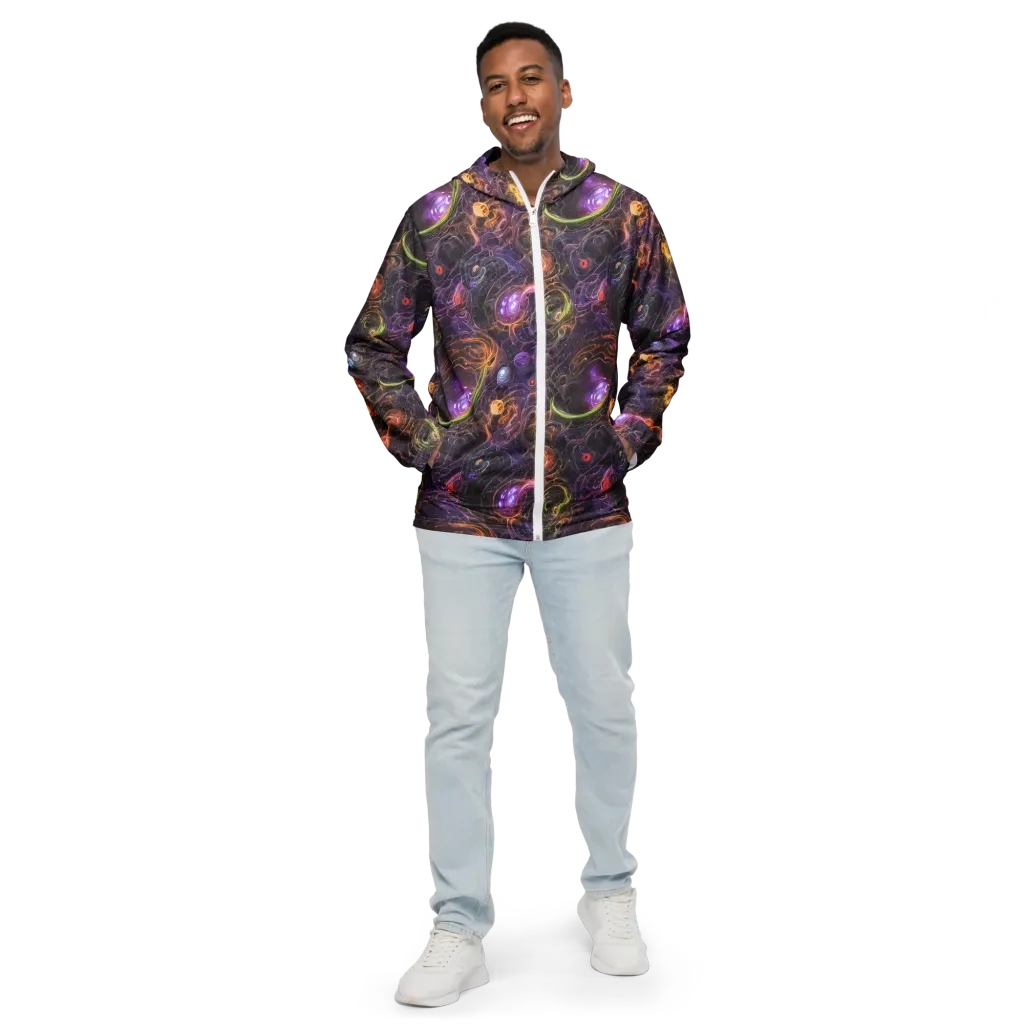 Luminous Gravity on Men's Windbreaker — Front