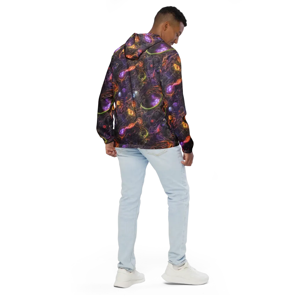 Luminous Gravity on Men's Windbreaker — Back