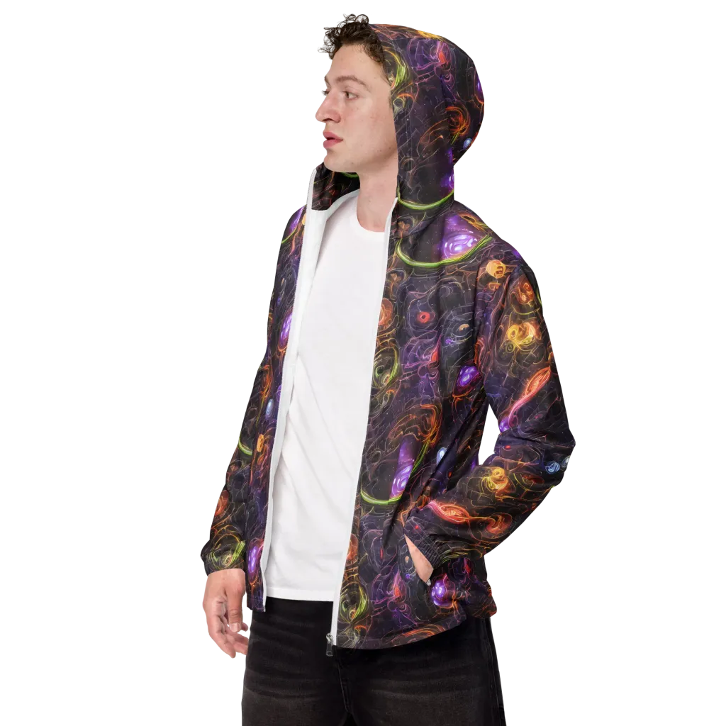 Luminous Gravity on Men's Windbreaker — Left Front