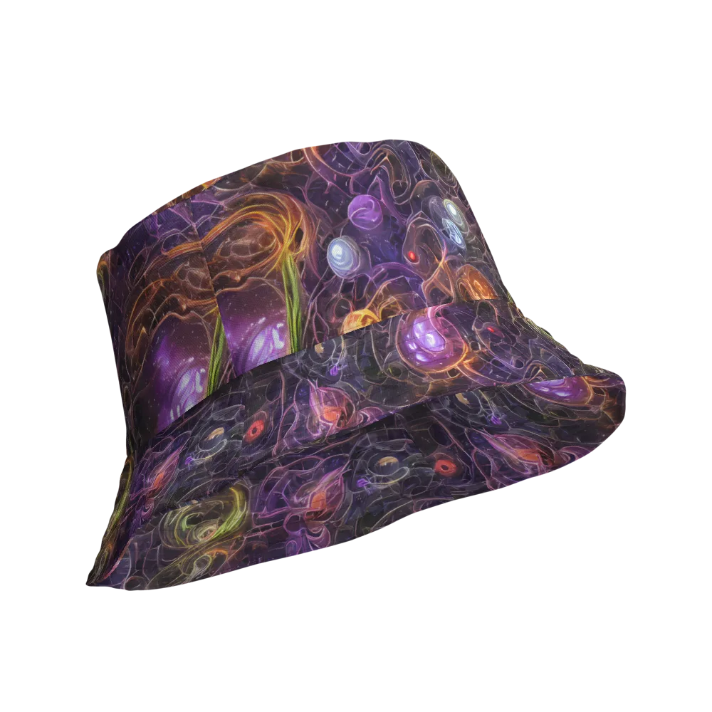 Luminous Gravity on Reversible Bucket Hat — Product details Outside