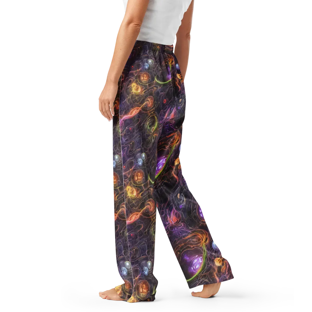Luminous Gravity on Women's Pajama Pants — Left