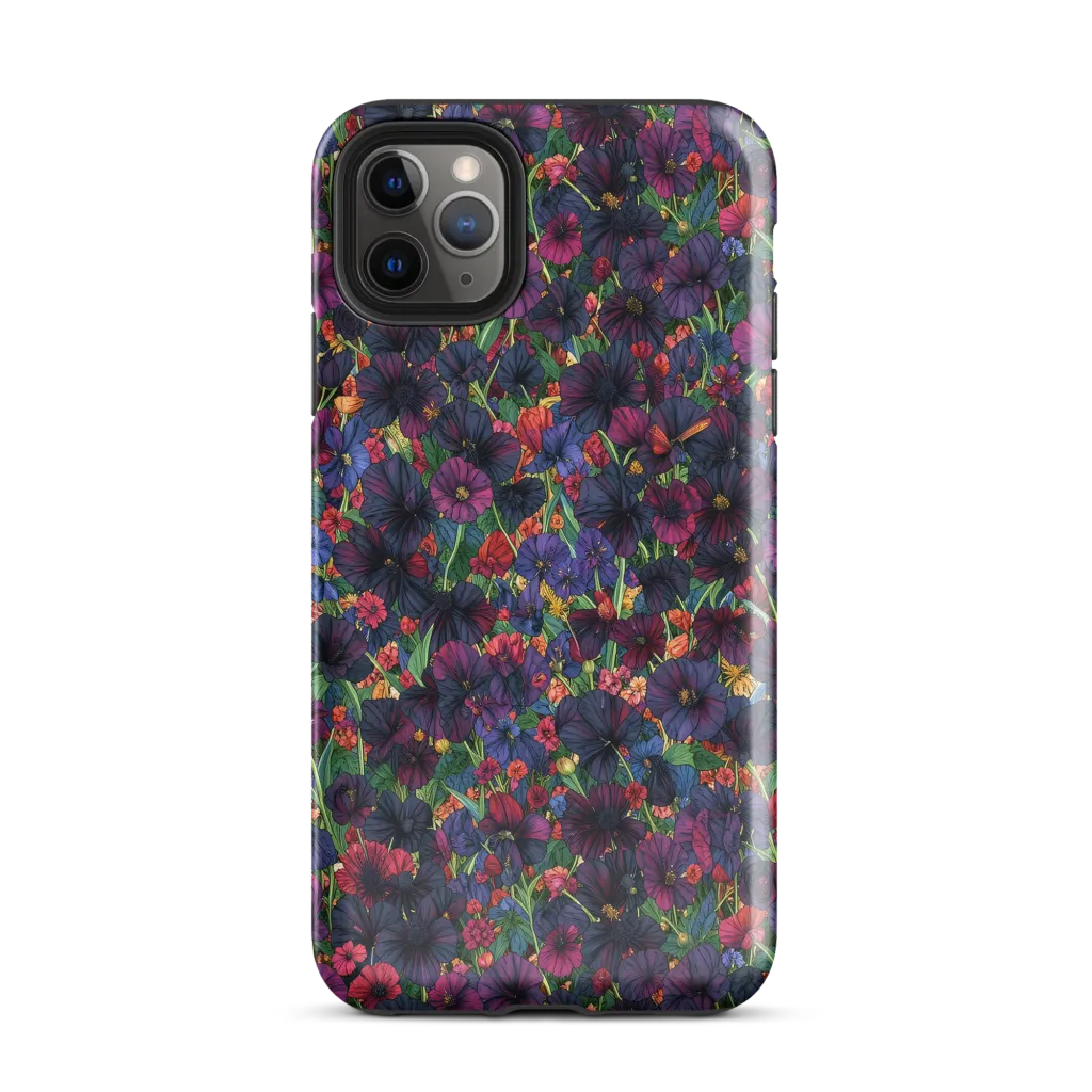Velvet Wildflowers on Tough Case for iPhone® — Front