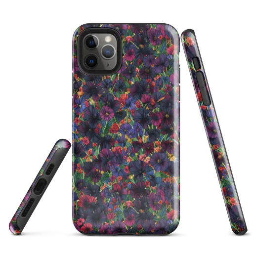 Velvet Wildflowers on a Tough Case for iPhone®