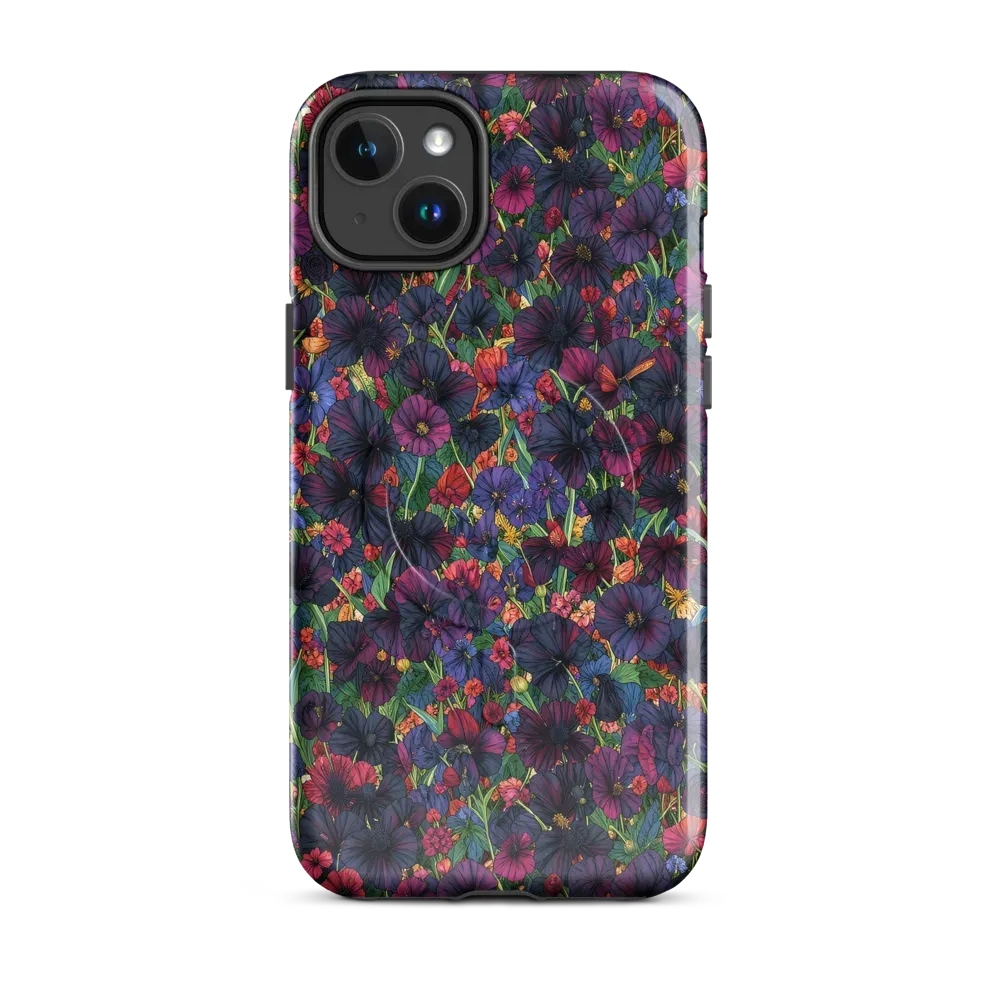 Velvet Wildflowers on MagSafe Tough Case for iPhone® — Front