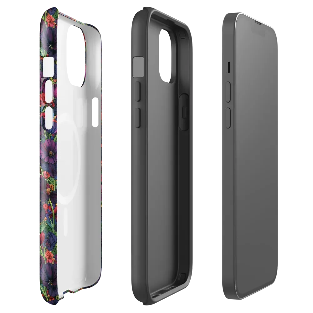 Velvet Wildflowers on MagSafe Tough Case for iPhone® — Front