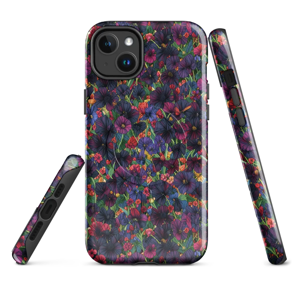 Velvet Wildflowers on MagSafe Tough Case for iPhone® — Front