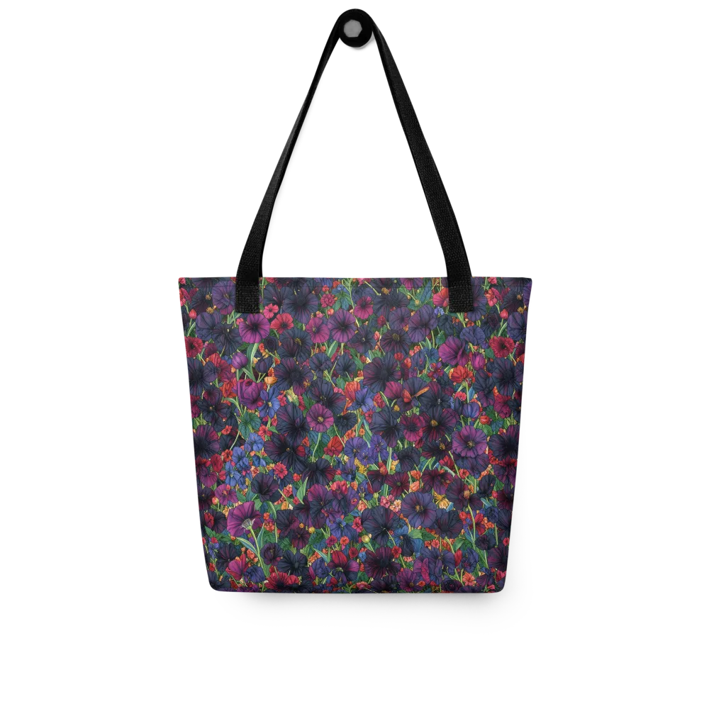 Velvet Wildflowers on Tote Bag — Front