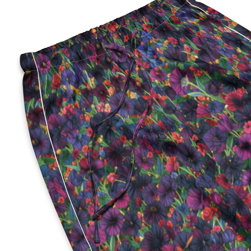 Velvet Wildflowers on Women's Pajama Pants — Product details