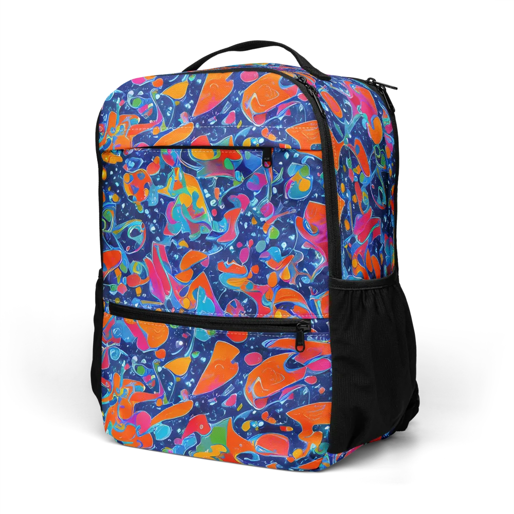 Cosmic Splatter on Utility Backpack — Left Front