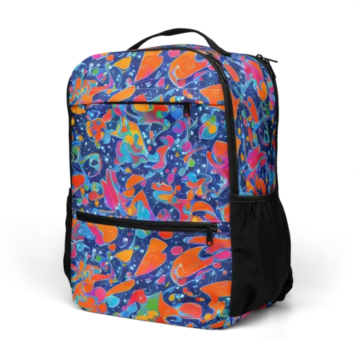 Cosmic Splatter on a Utility Backpack