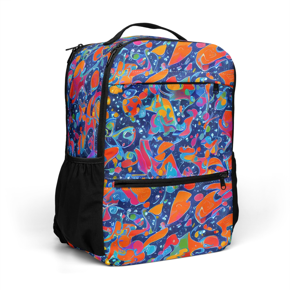 Cosmic Splatter on Utility Backpack — Right Front