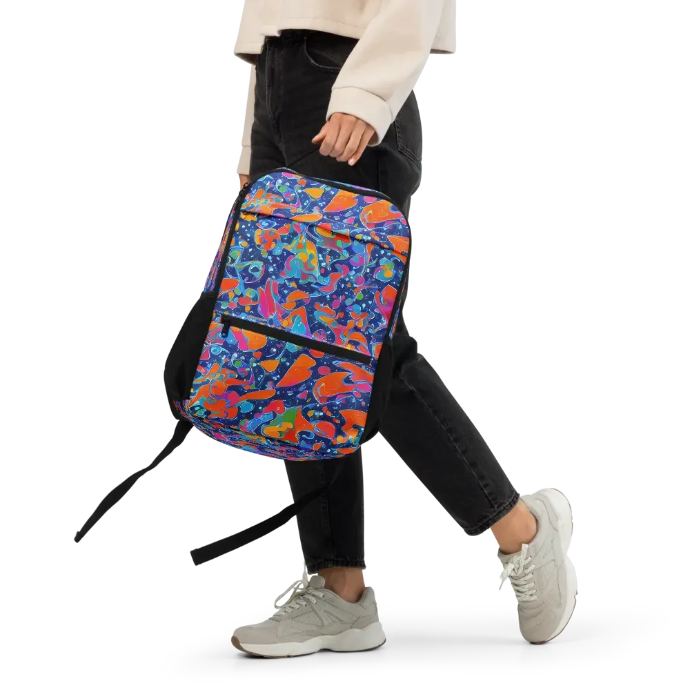 Cosmic Splatter on Utility Backpack — Front