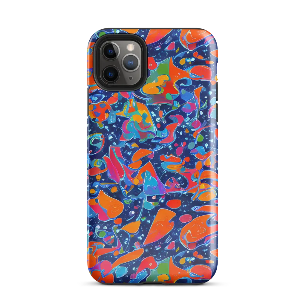 Cosmic Splatter on Tough Case for iPhone® — Front
