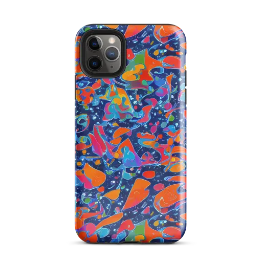 Cosmic Splatter on a Tough Case for iPhone®