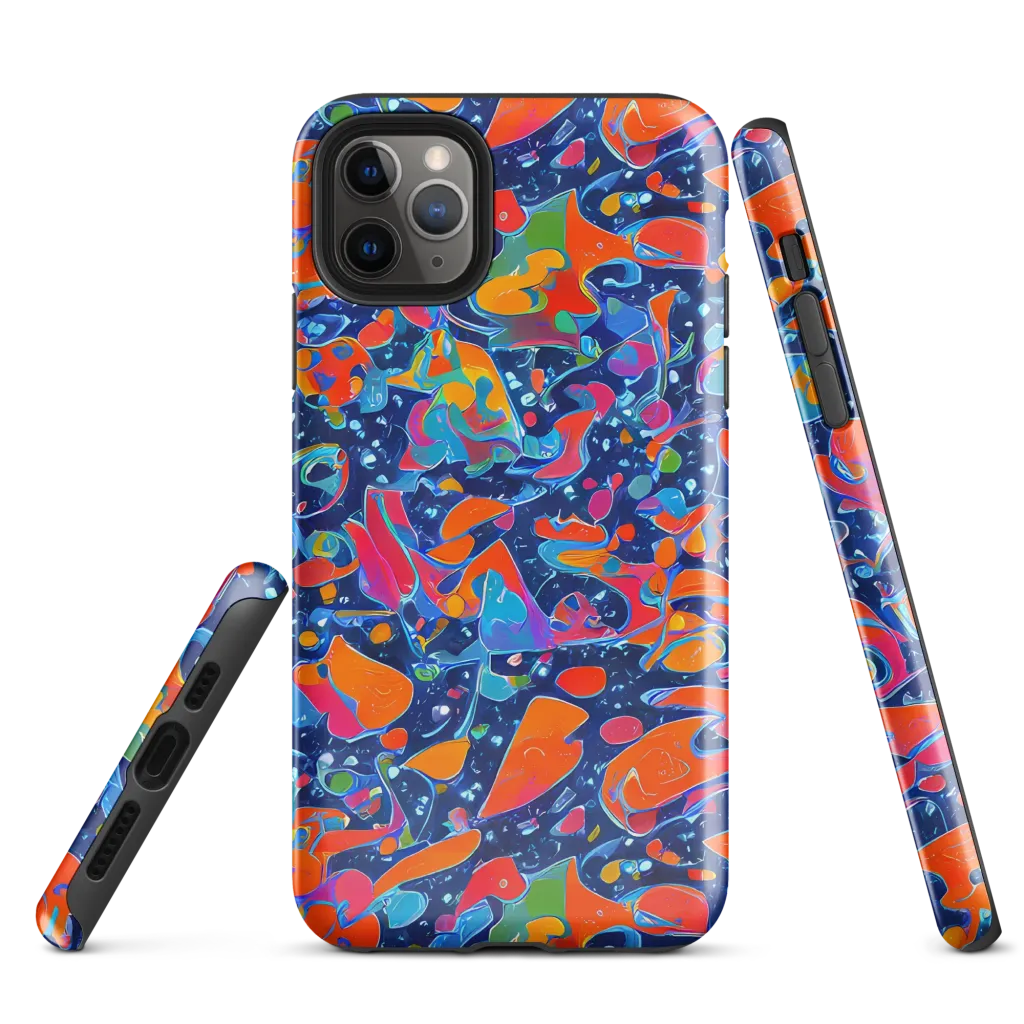 Cosmic Splatter on Tough Case for iPhone® — Front