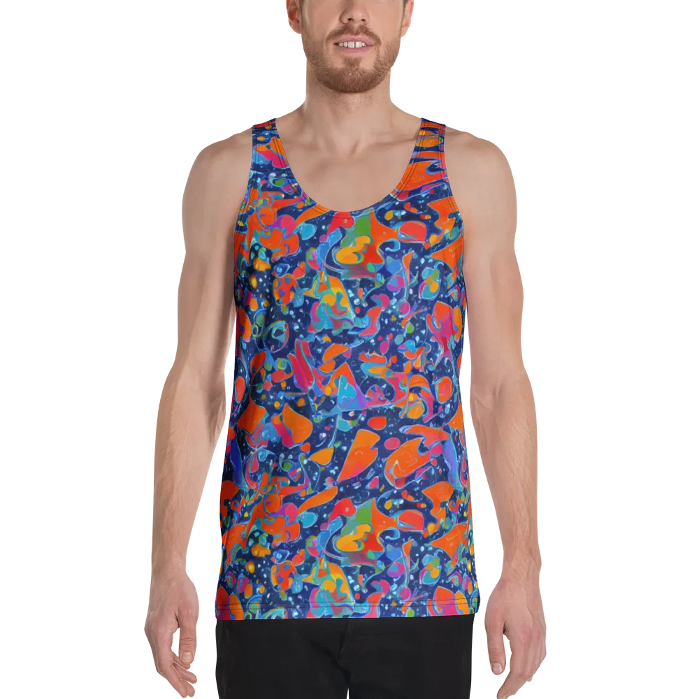 Cosmic Splatter on Men's Tank Top — Front