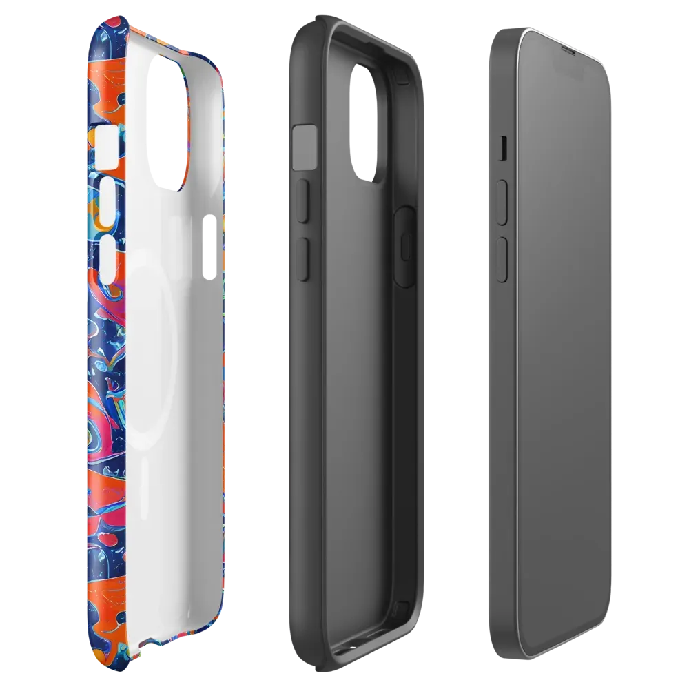 Cosmic Splatter on MagSafe Tough Case for iPhone® — Front