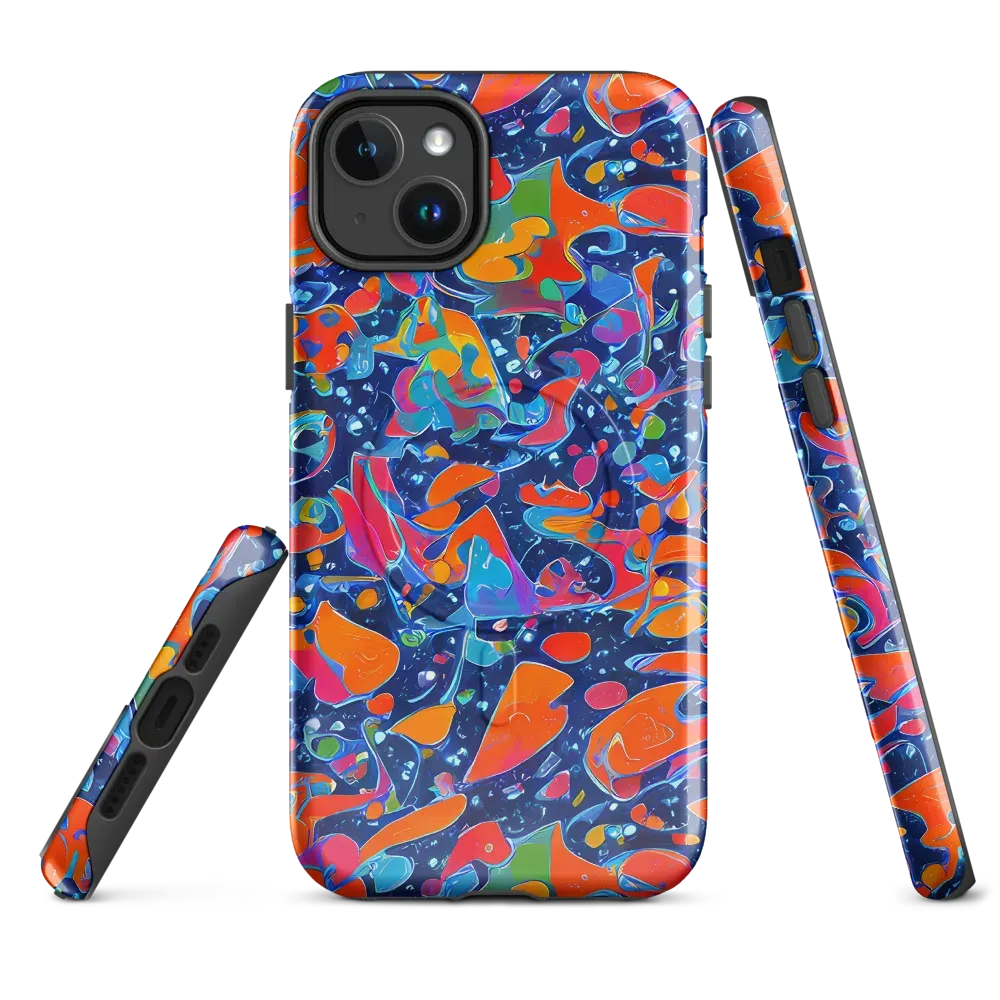 Cosmic Splatter on MagSafe Tough Case for iPhone® — Front