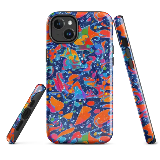 Cosmic Splatter on a MagSafe Tough Case for iPhone®