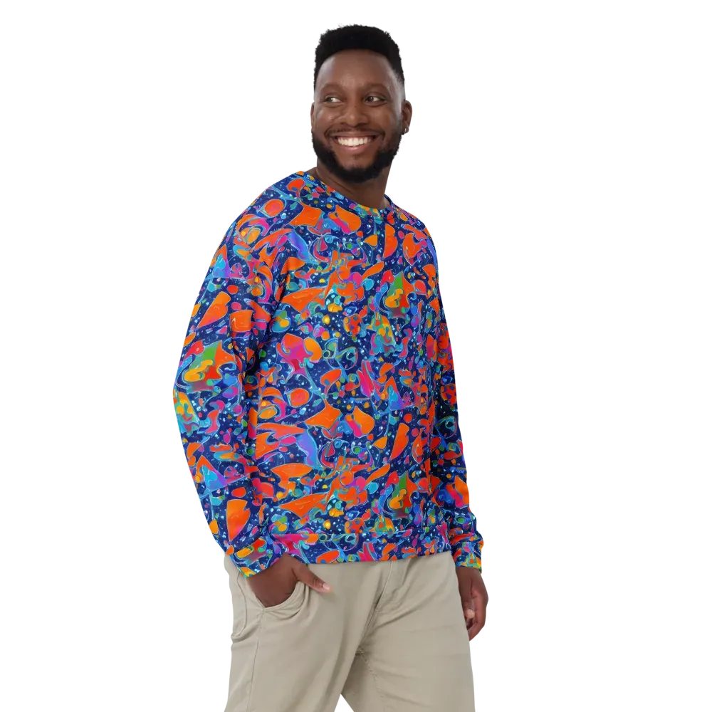 Cosmic Splatter on Sweatshirt — Front