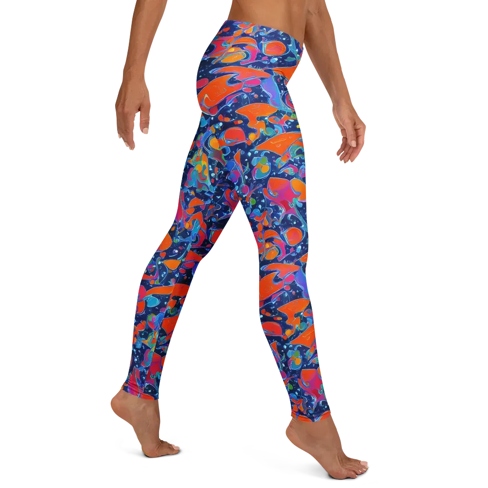 Cosmic Splatter on Leggings — Right