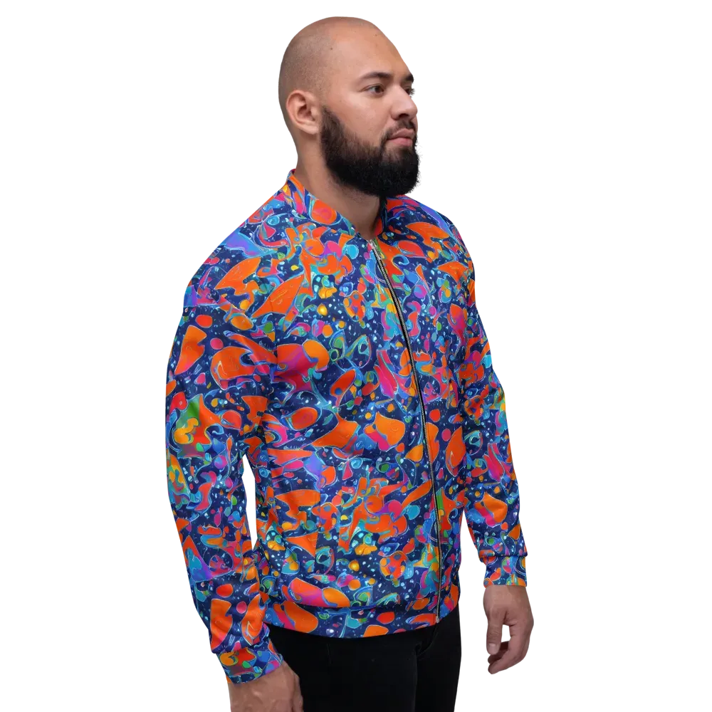 Cosmic Splatter on Bomber Jacket — Right