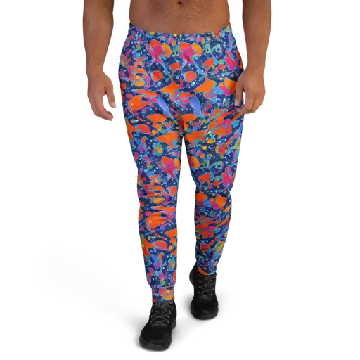 Cosmic Splatter on a Men's Joggers