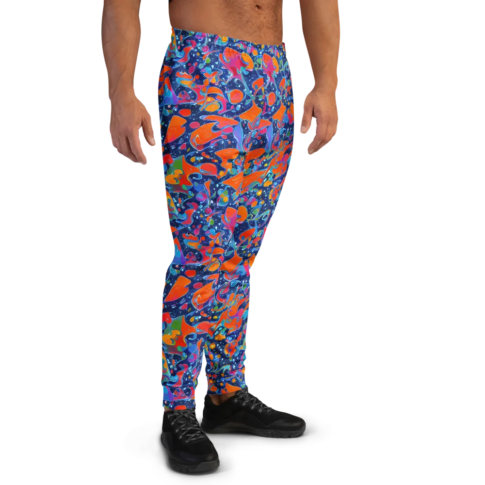 Cosmic Splatter on Men's Joggers — Right
