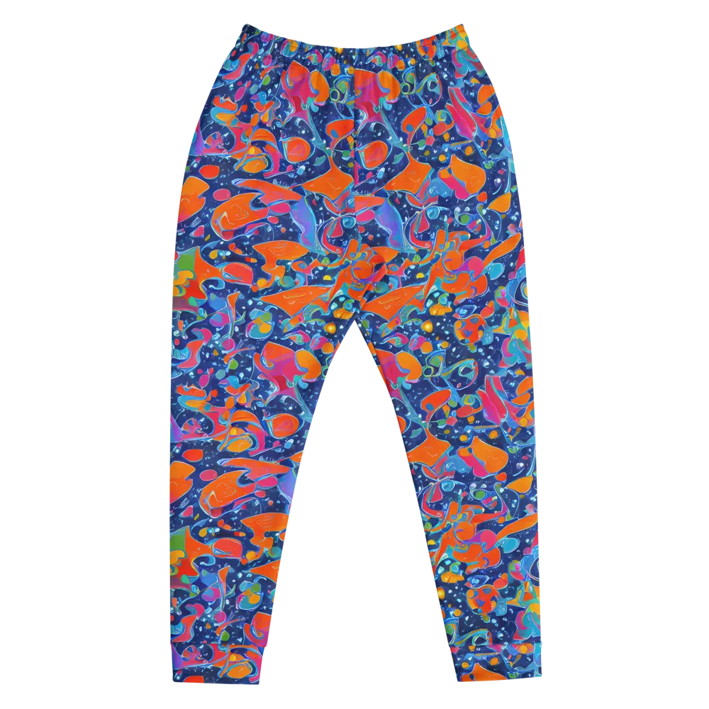 Cosmic Splatter on Men's Joggers — Front