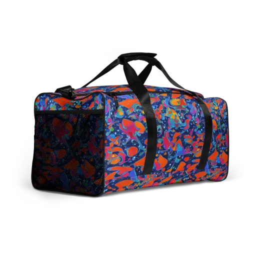 Cosmic Splatter on a Duffle Bag