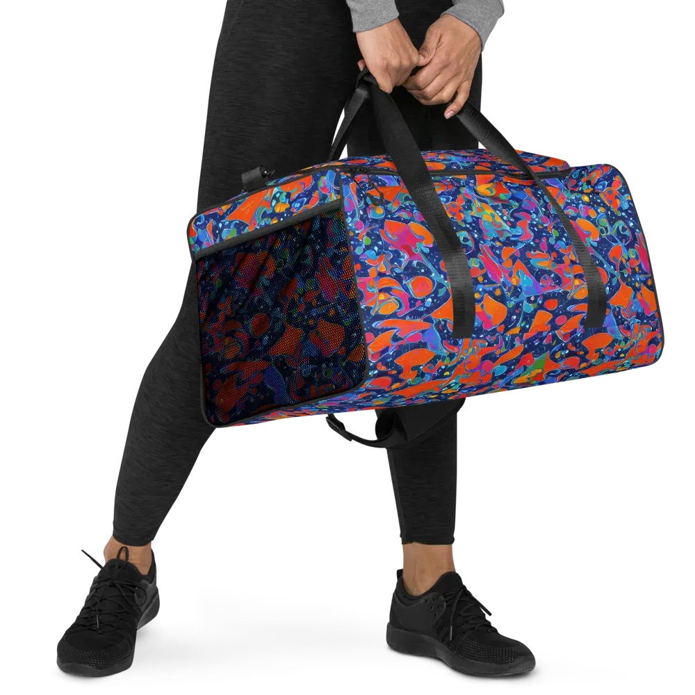 Cosmic Splatter on Duffle Bag — Right Front