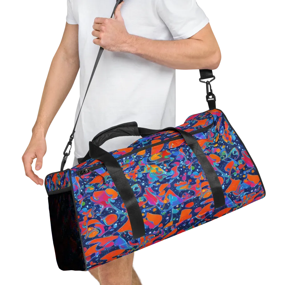 Cosmic Splatter on Duffle Bag — Right Front
