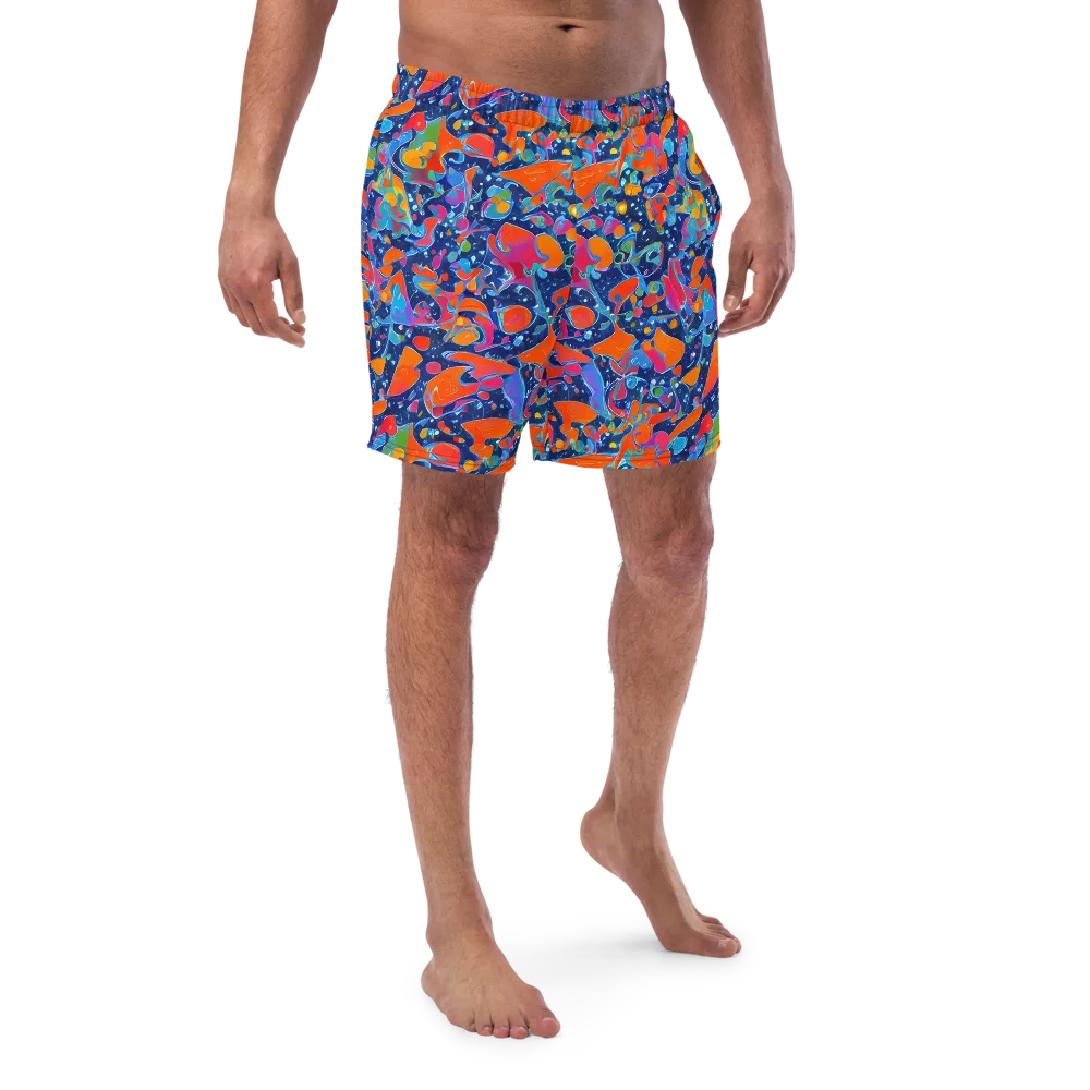 Cosmic Splatter on Swim Trunks — Front