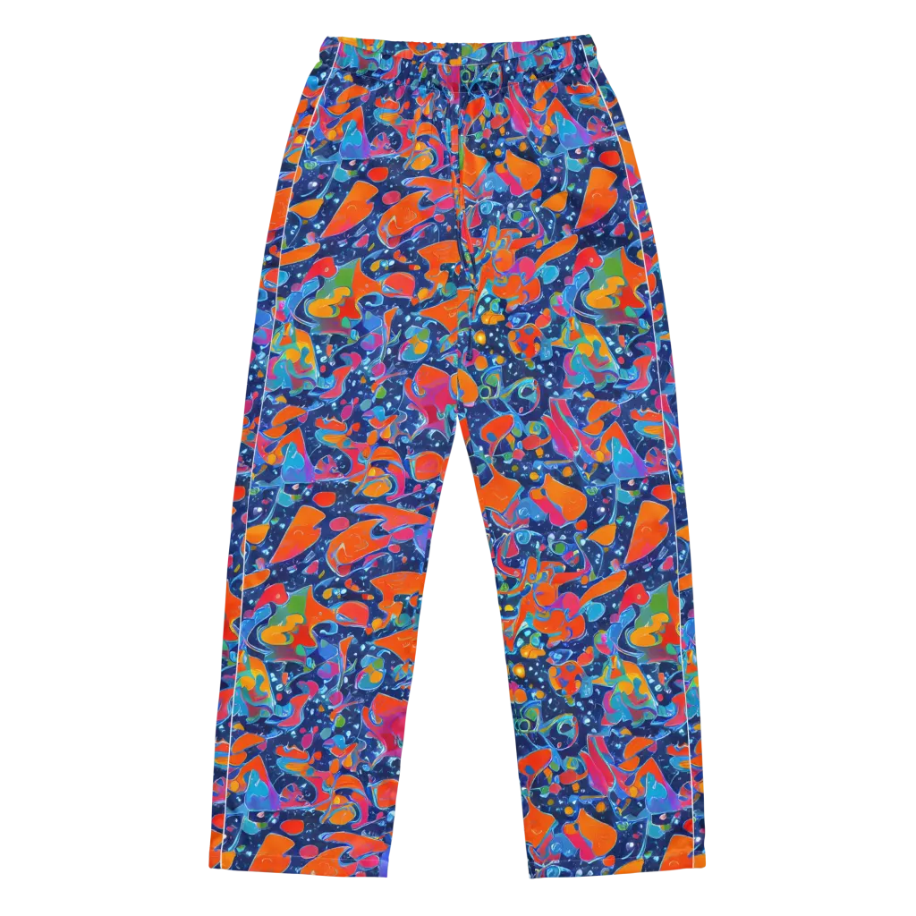 Cosmic Splatter on Women's Pajama Pants — Front