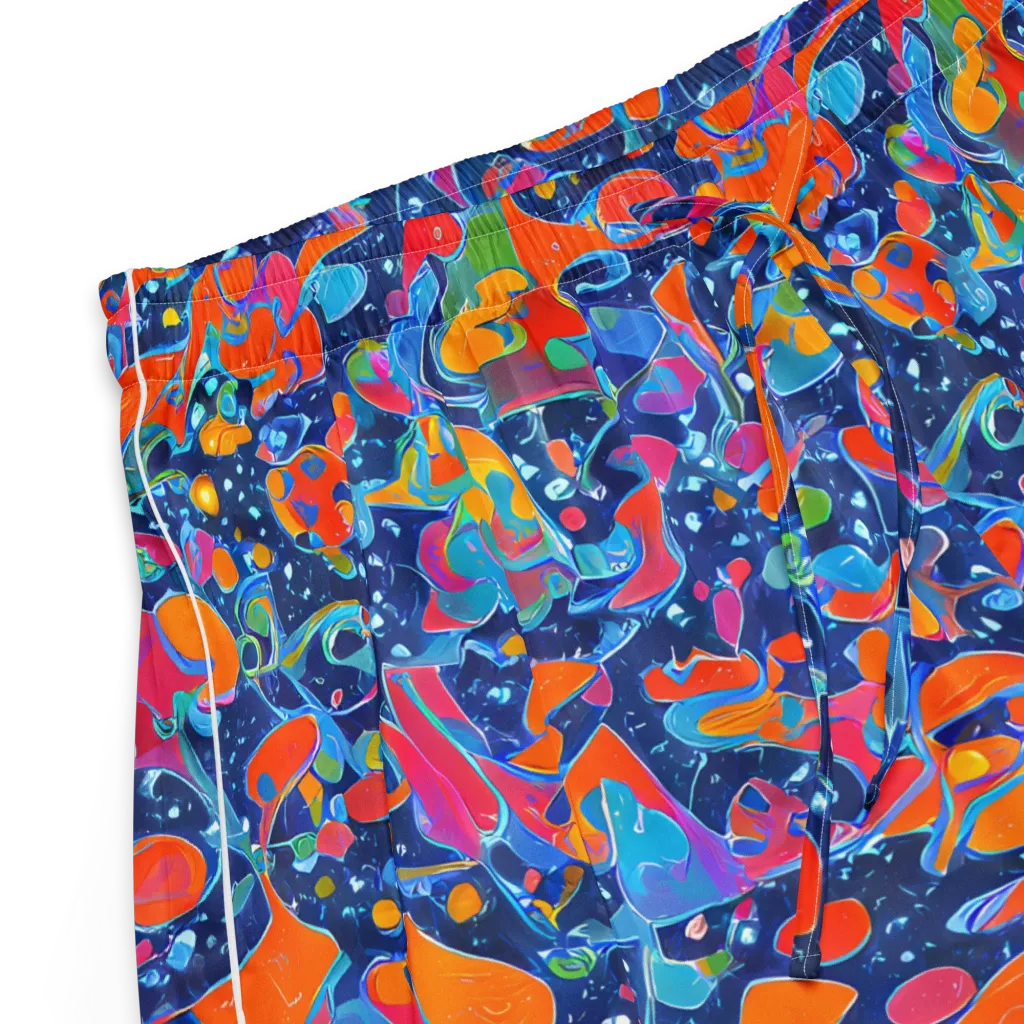 Cosmic Splatter on Women's Pajama Shorts — Product details