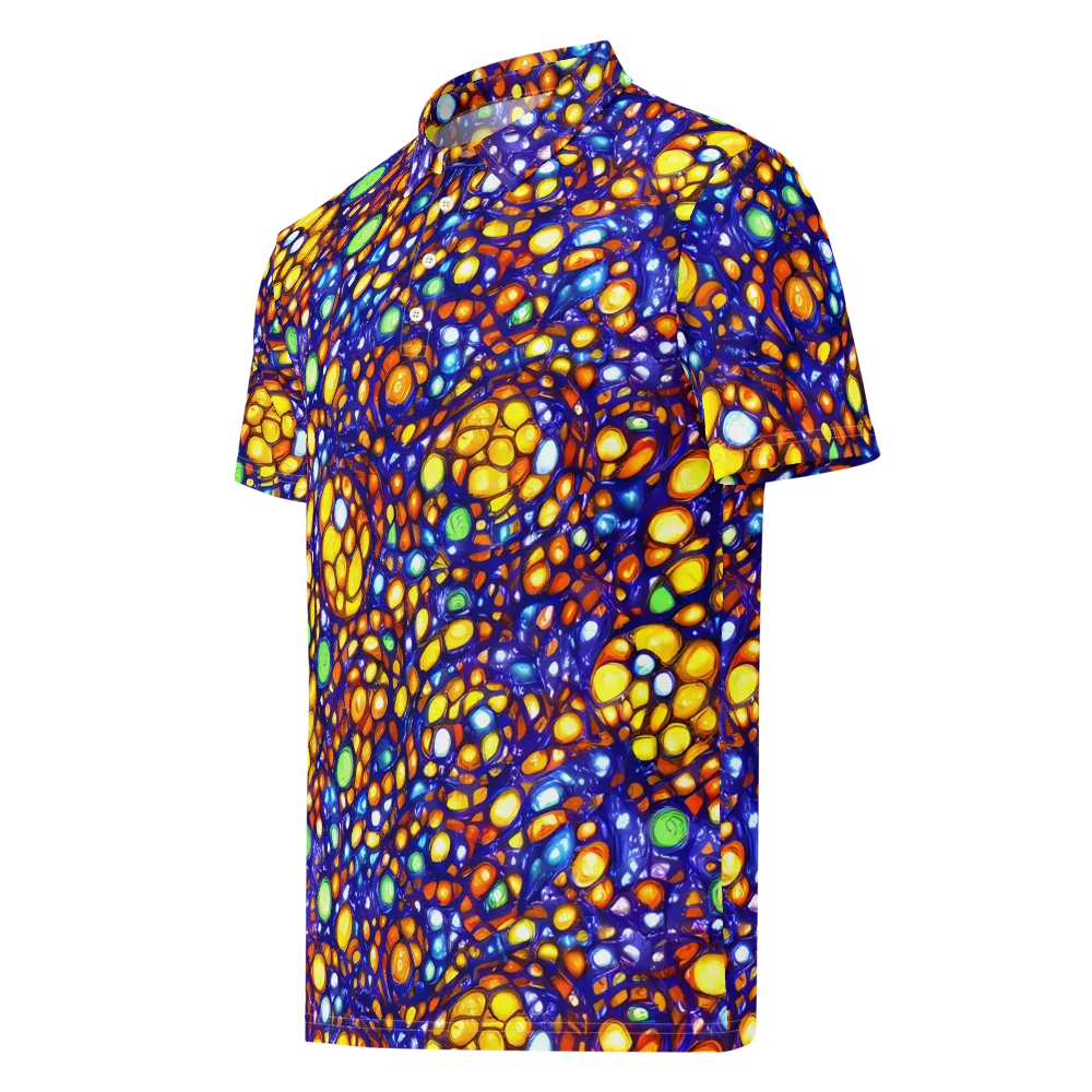 Cobalt Nectar on Men's Slim Fit Polo Shirt — Left Front