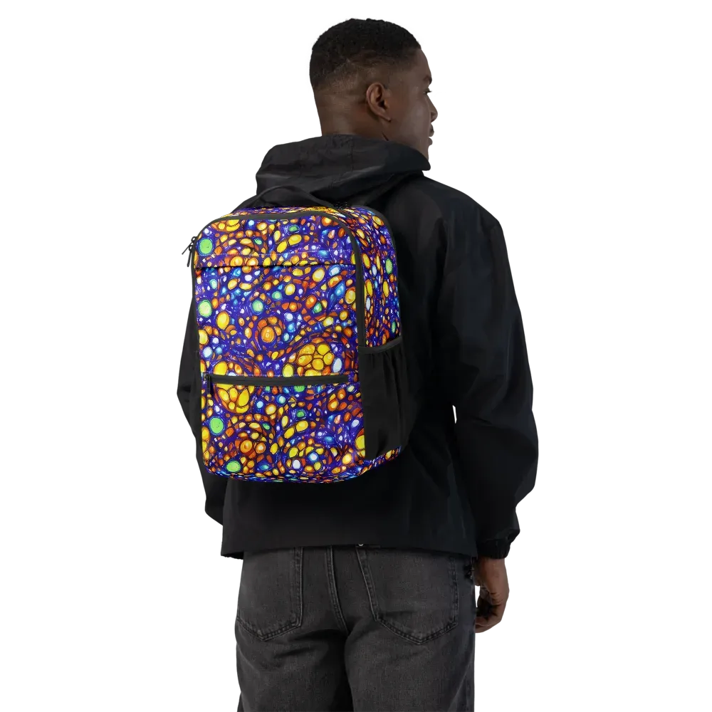 Cobalt Nectar on Utility Backpack — Back