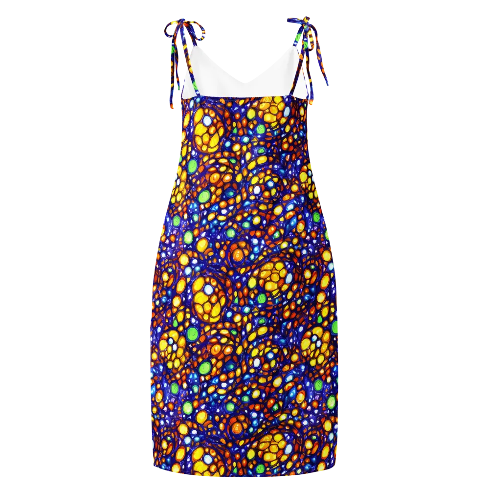 Cobalt Nectar on Slip Dress — Back