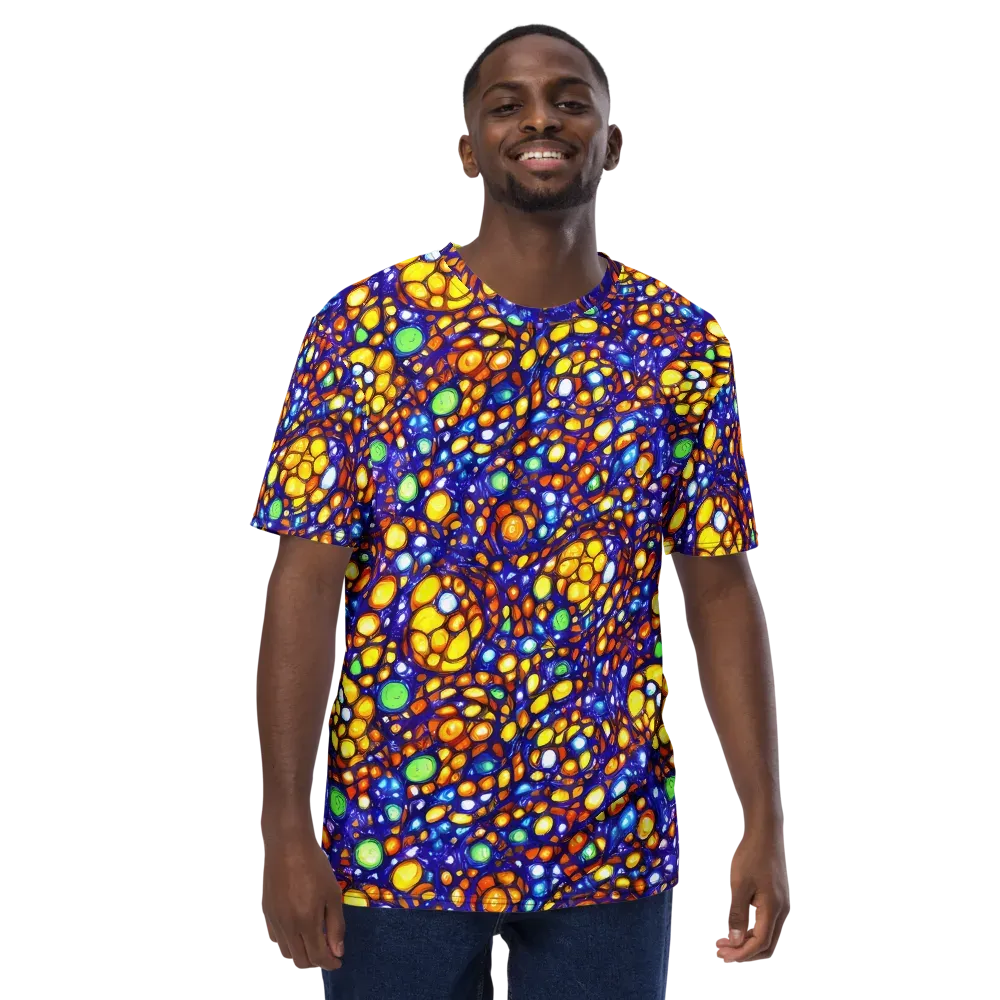 Cobalt Nectar on Men's Crew Neck T-Shirt — Front
