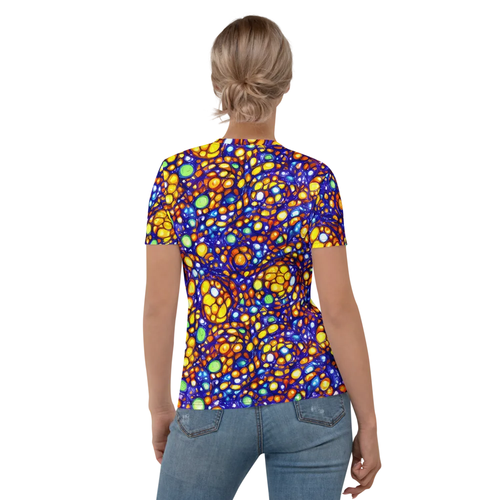 Cobalt Nectar on Women's Crew Neck T-Shirt — Back