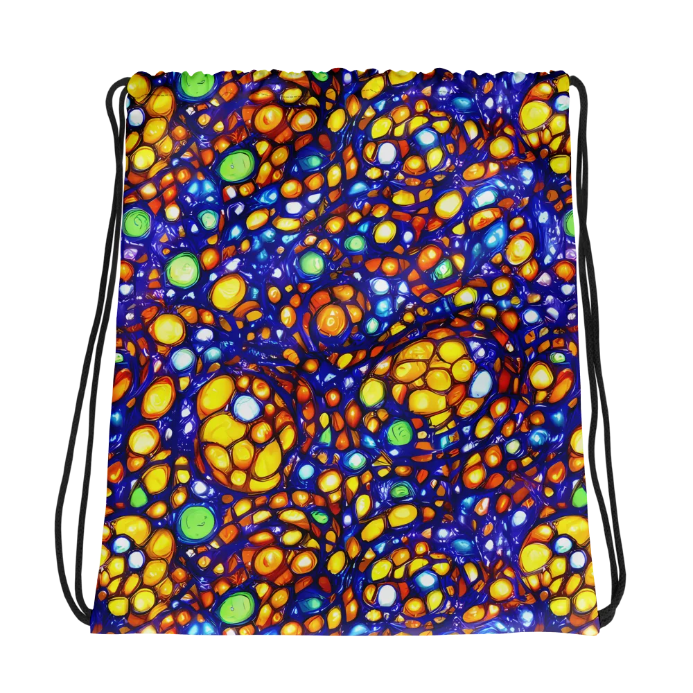 Cobalt Nectar on Drawstring Bag — Photo