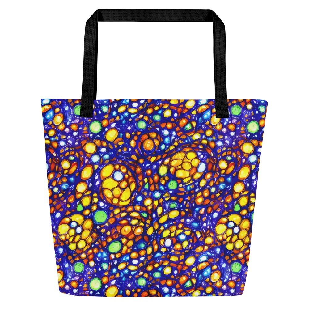 Cobalt Nectar on Large Tote Bag W/ Pocket — Front