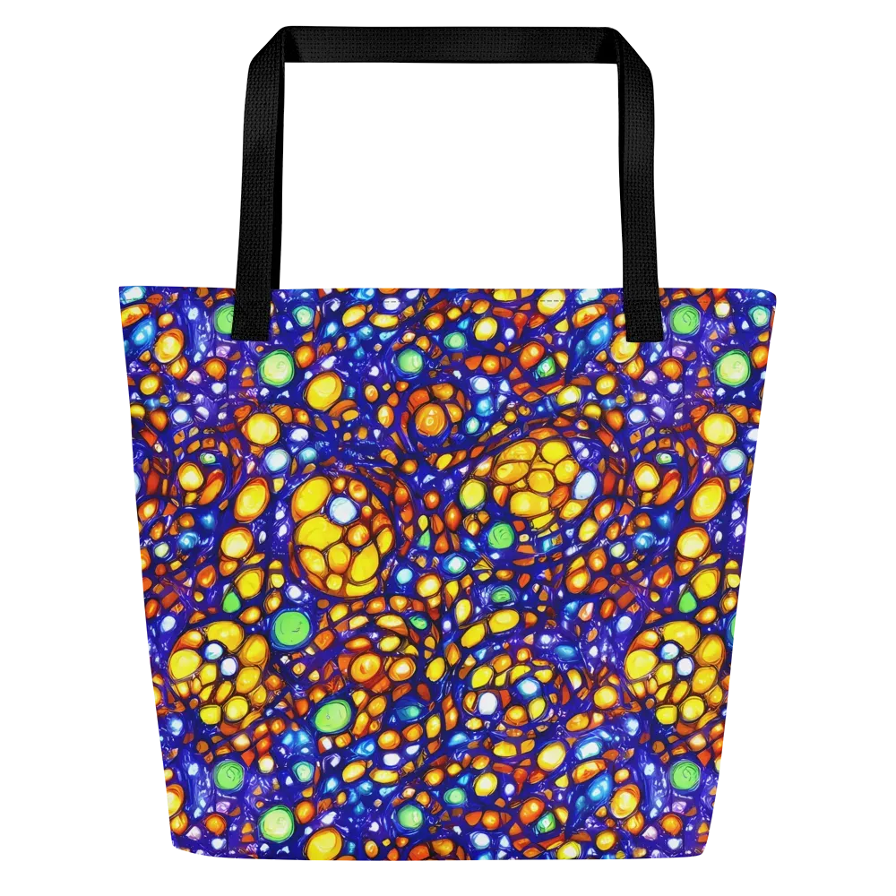Cobalt Nectar on Large Tote Bag W/ Pocket — Front