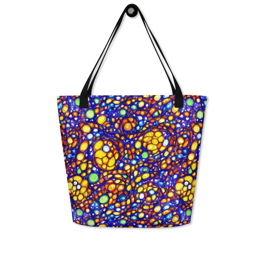 Cobalt Nectar on Large Tote Bag W/ Pocket — Front