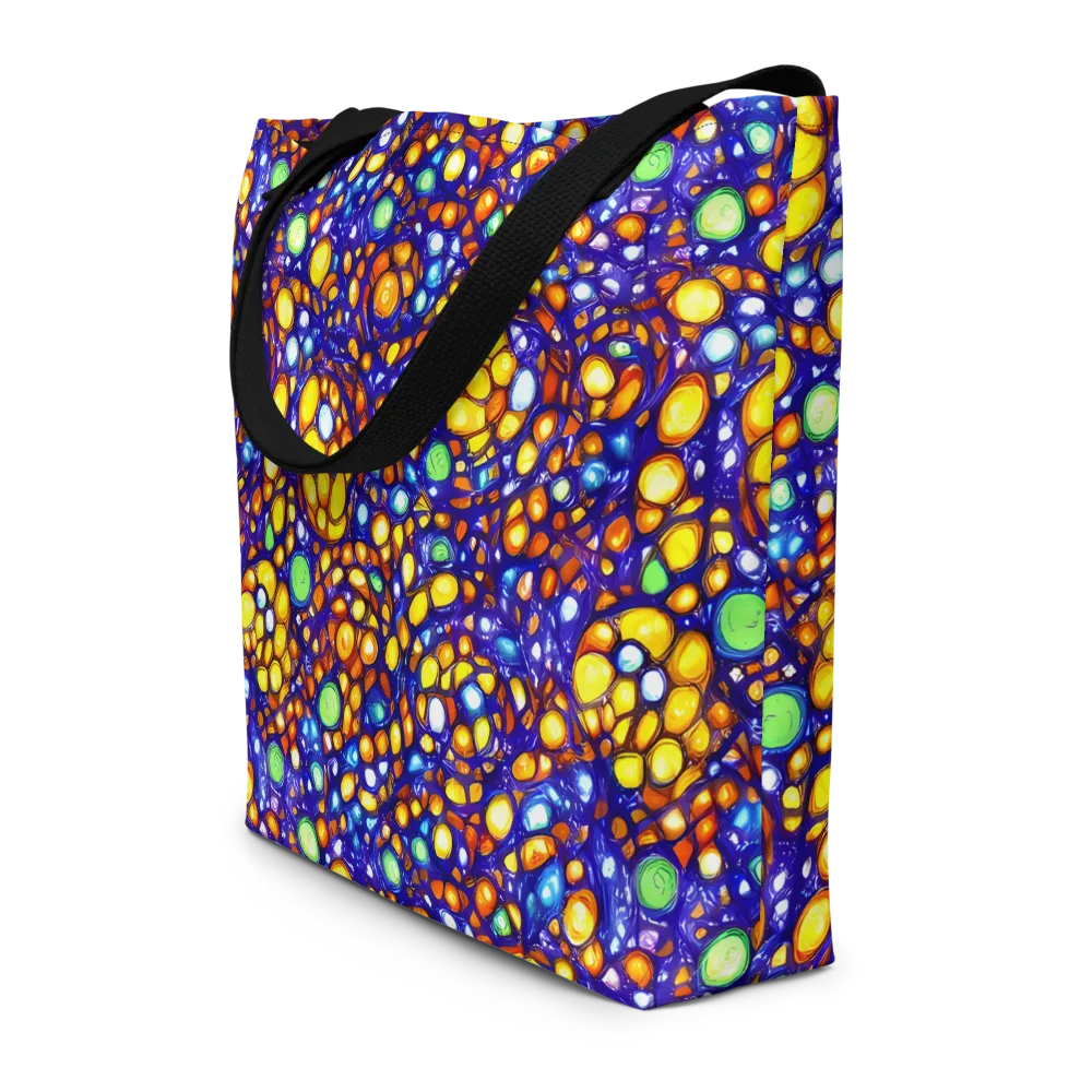 Cobalt Nectar on Large Tote Bag W/ Pocket — Front