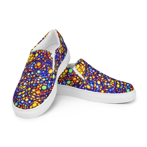 Cobalt Nectar on a Women's Slip-On Canvas Shoes