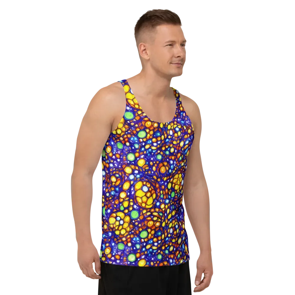 Cobalt Nectar on Men's Tank Top — Right Front