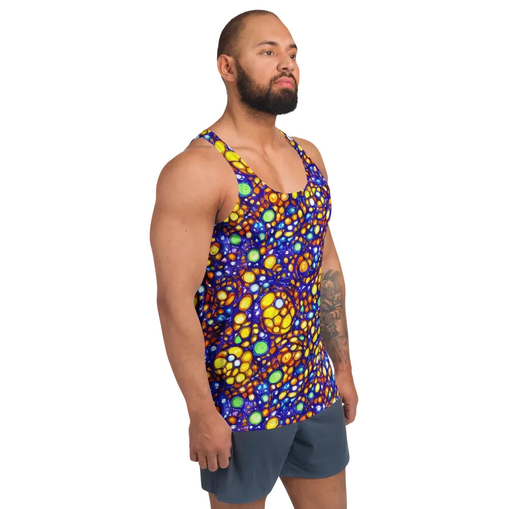 Cobalt Nectar on Men's Tank Top — Right Front