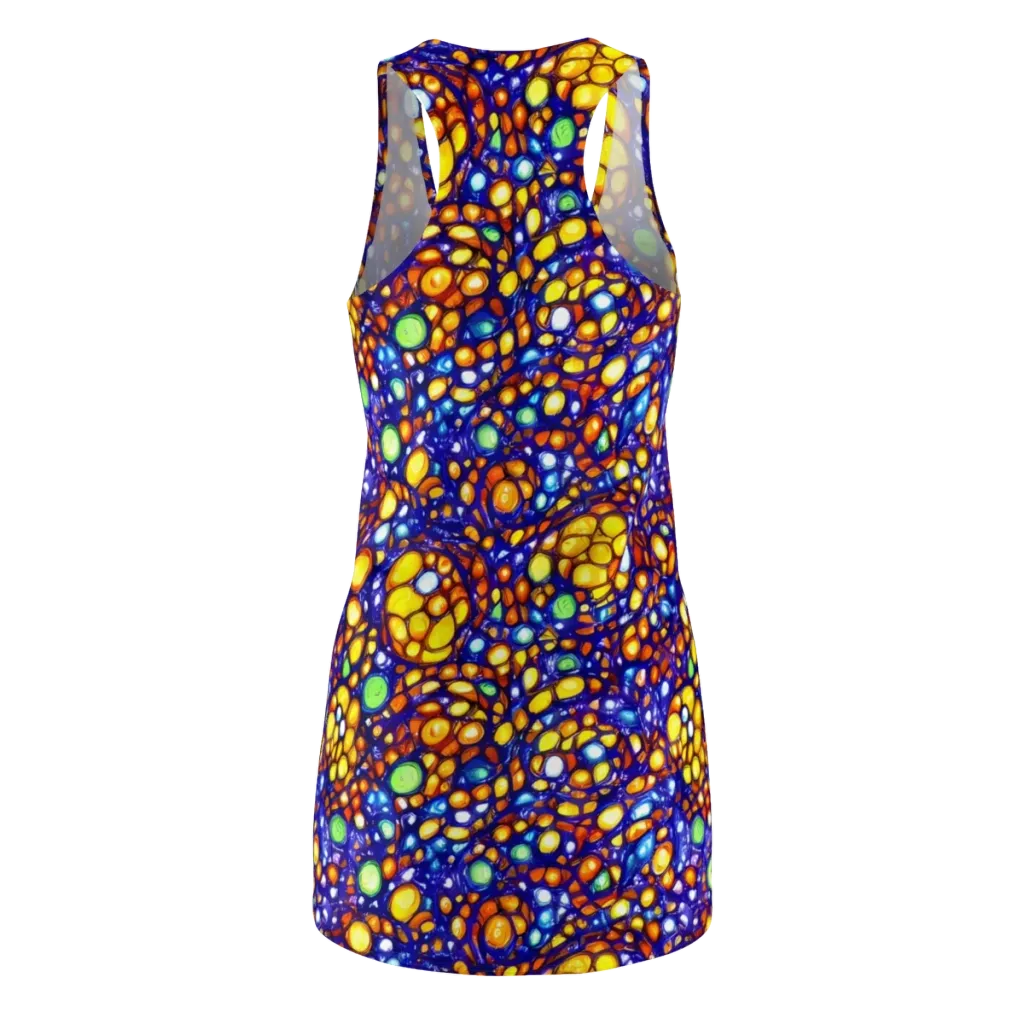 Cobalt Nectar on Racerback Dress — Back