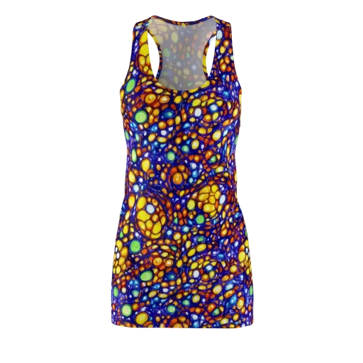 Cobalt Nectar on a Racerback Dress